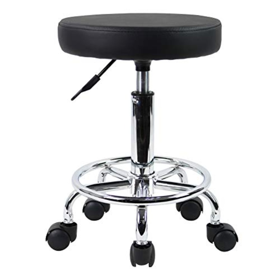 PU Leather Round Rolling Stool - Spa & Wellness Hotel Diament Ustroń Zdjęcia ulasan dan harga