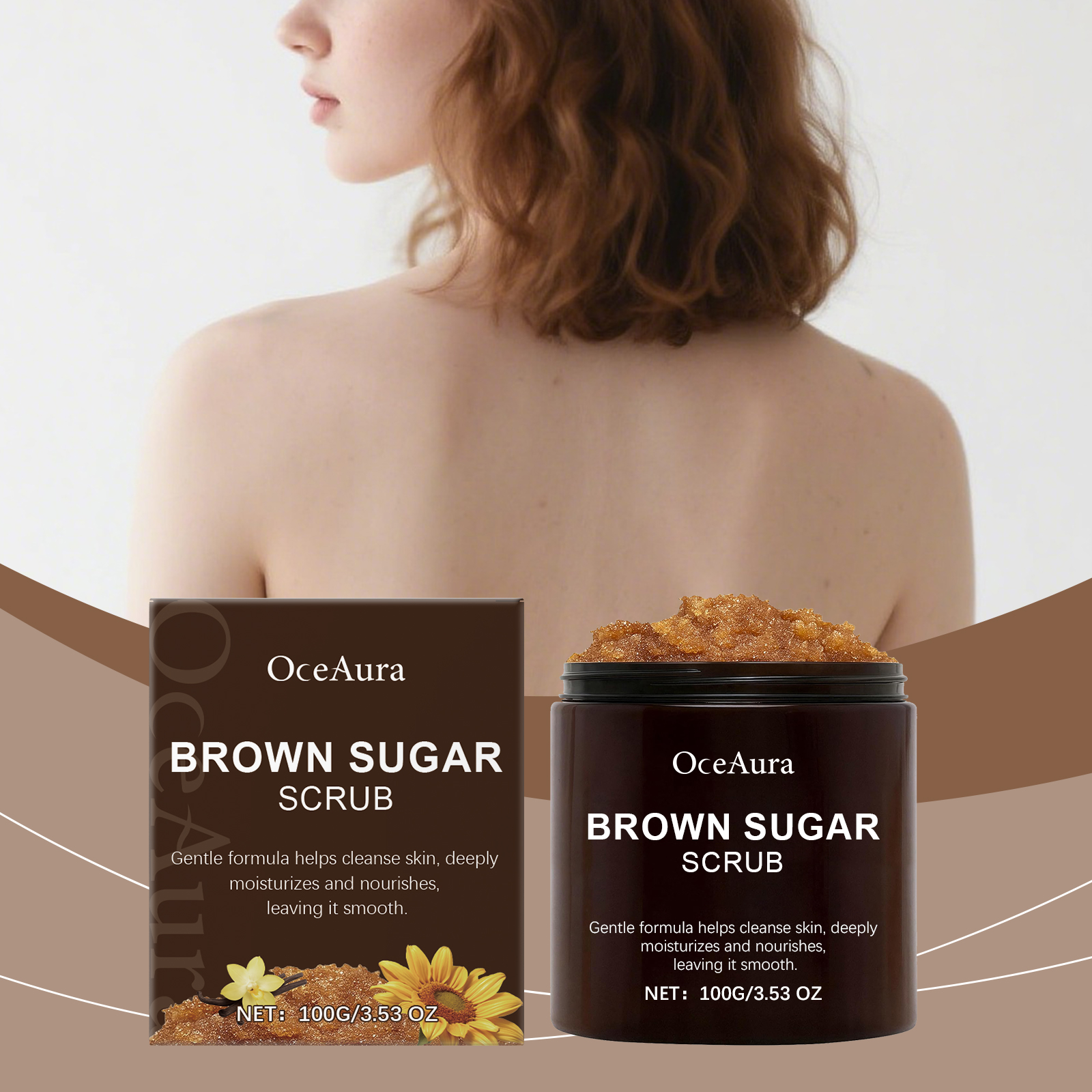 Brown Sugar Body Scrub Deep Cl - Sugar Scrub Coffee ulasan dan harga